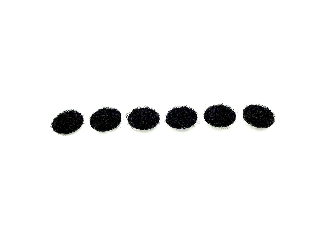 Black Felt Stickers (6 Pack)