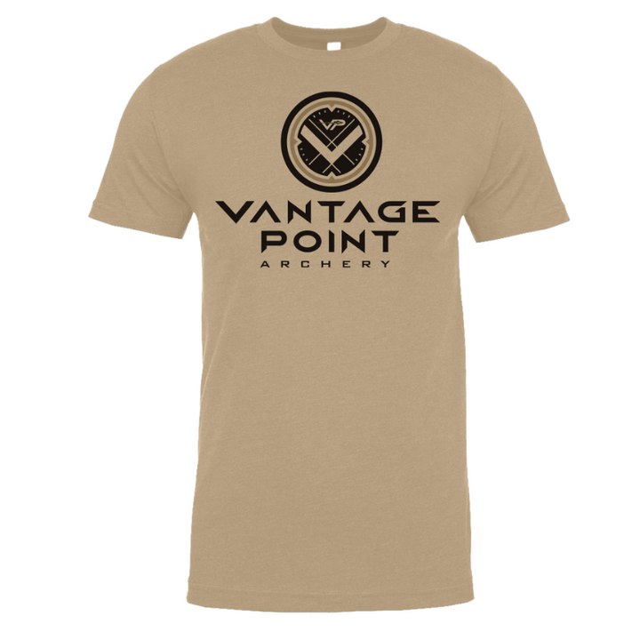 Vantage Point Archery Short Sleeve T-Shirt - Heather Tan