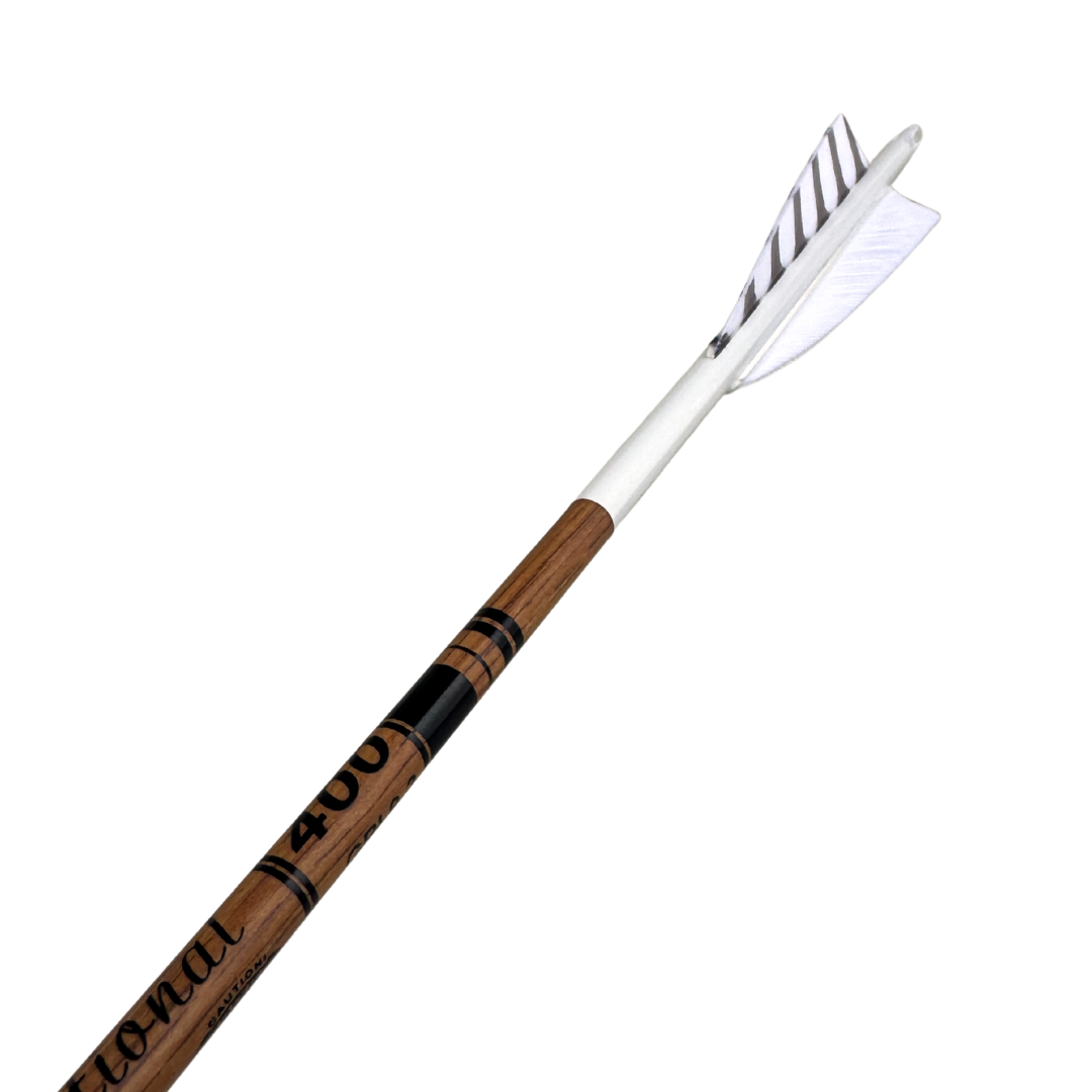 Gold Tip Traditional Arrows - White Out