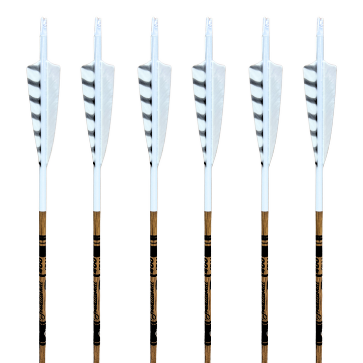 Gold Tip Traditional Arrows - White Out