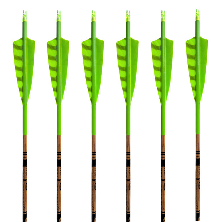 Gold Tip Traditional Arrows - Flo Green