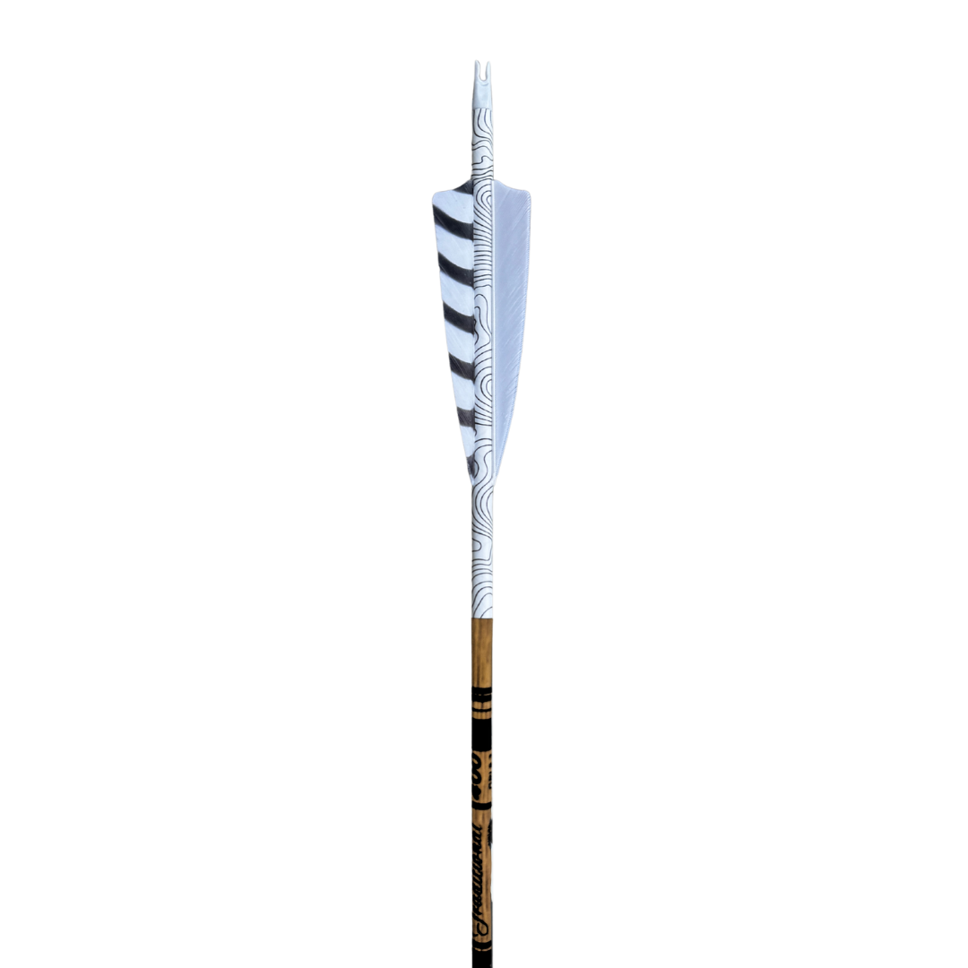 Gold Tip Traditional Arrows - Topo White