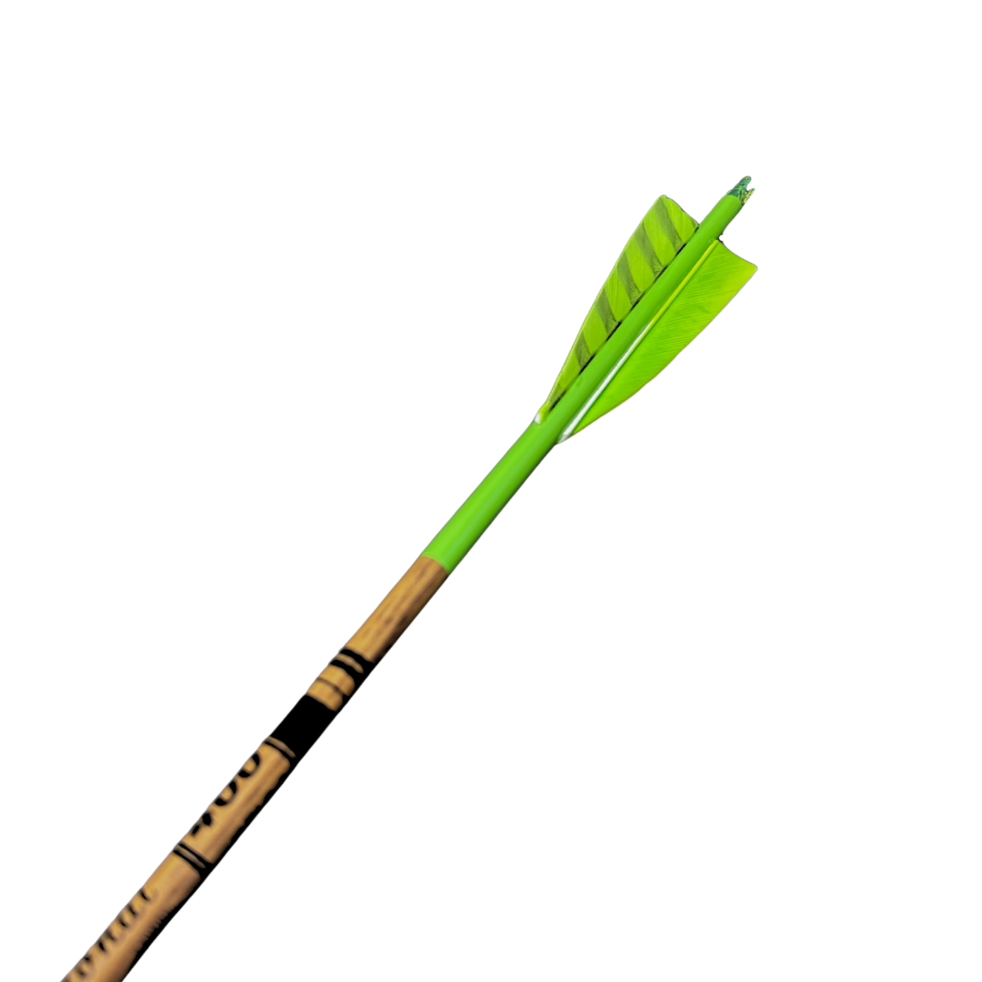 Gold Tip Traditional Arrows - Flo Green