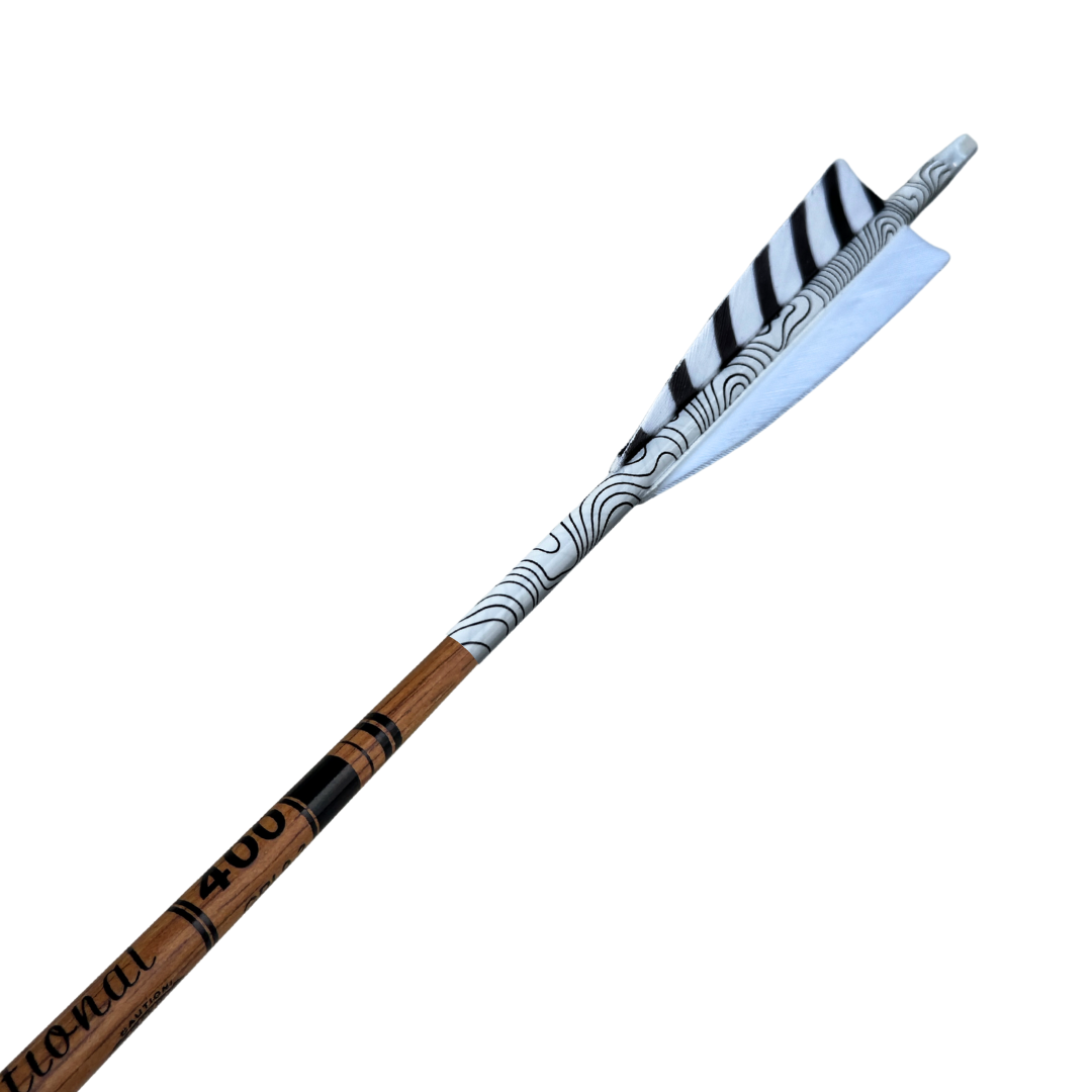 Gold Tip Traditional Arrows - Topo White