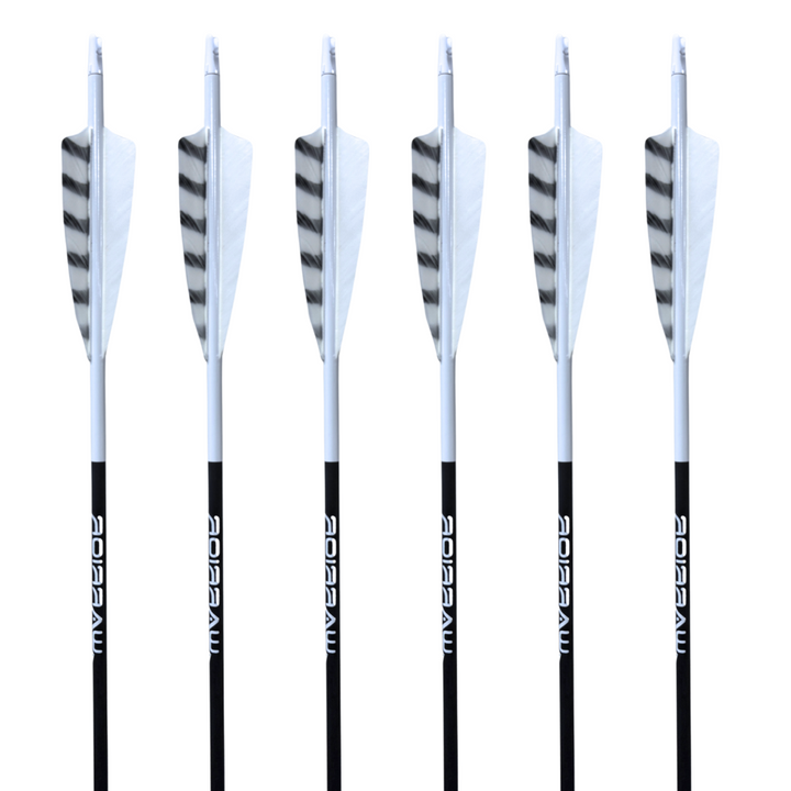 Gold Tip Warrior Arrows - White Out